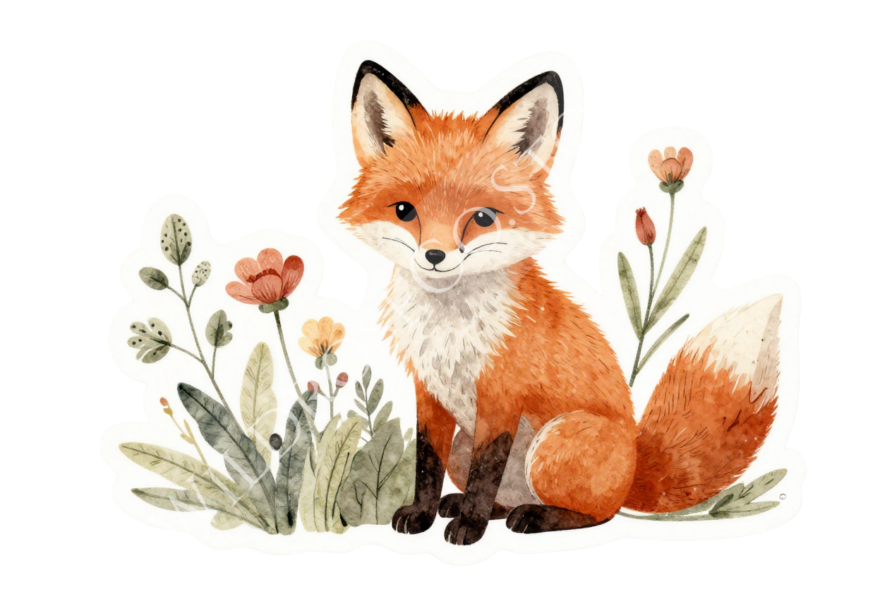 Fox Sticker